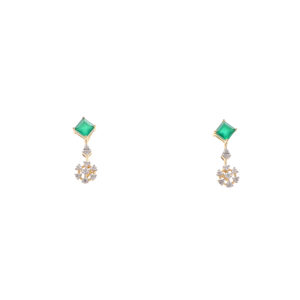 one gold necklace with 43 natural diamond