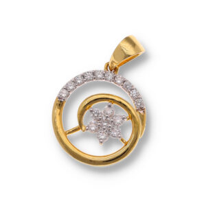 Classic Diamond Gold Pendant