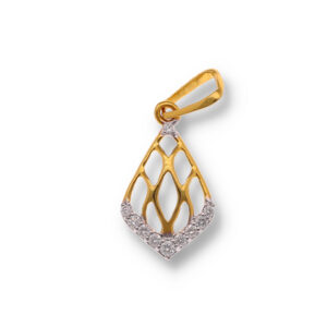 Classic Diamond Gold Pendant