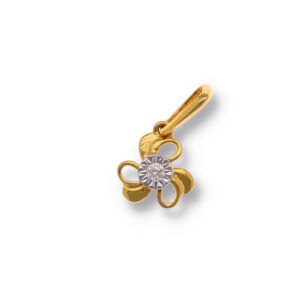 Classic Diamond Gold Pendant