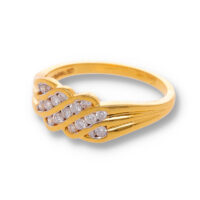 Classic Diamond Gold Pendant