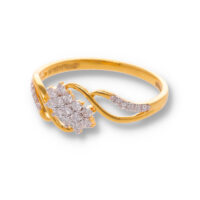 Classic Diamond Gold Pendant