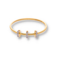 Timeless Diamond Gold Ring - Image 2