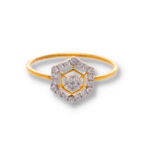 Classic Diamond Gold Pendant - Image 2