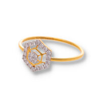 Classic Diamond Gold Pendant