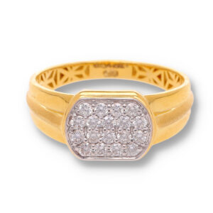 Classic Diamond Gold Pendant