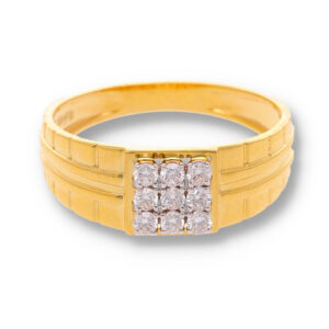 Classic Diamond Gold Pendant