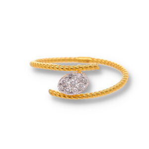 Timeless Diamond Gold Ring