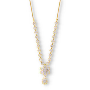 Classic Diamond Necklace with Premium Finish