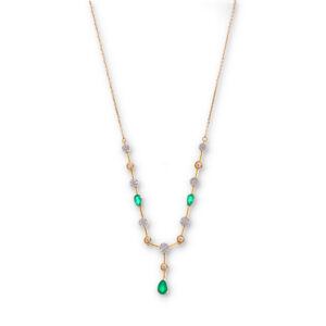 Classic Diamond Necklace Set with Premium Finish