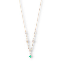 Classic Diamond Necklace set with Premium Finish