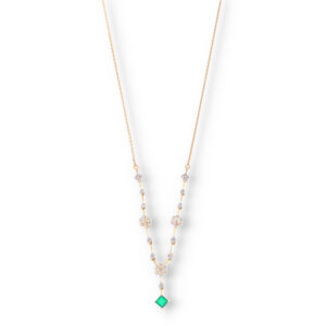 Classic Diamond Necklace set with Premium Finish