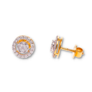 Minimal Diamond Earrings with Modern Finish