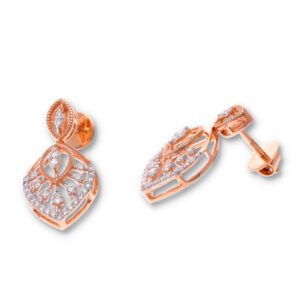 Minimal Diamond Earrings with Modern Finish