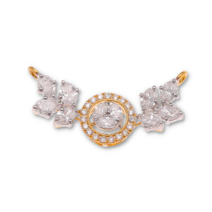 Classic Diamond Mangalsutra Gold Pendant