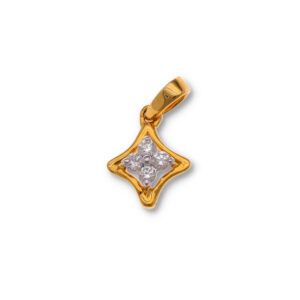 Classic Diamond Gold Pendant