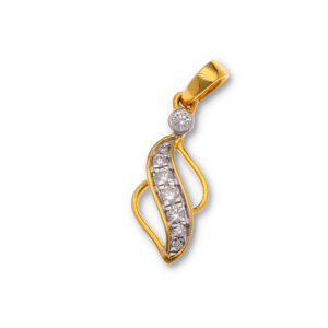 Classic Diamond Gold Pendant