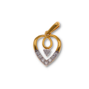 Classic Diamond Gold Pendant