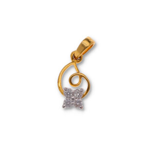 Classic Diamond Gold Pendant