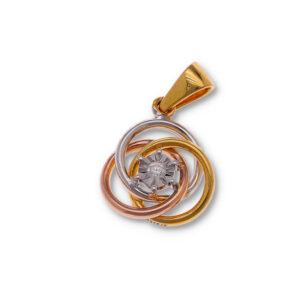 Classic Diamond Gold Pendant