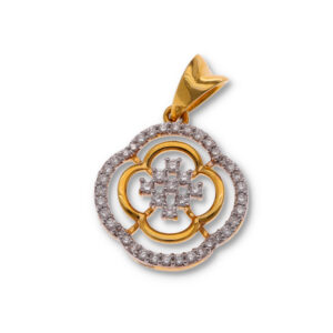 Classic Diamond Gold Pendant