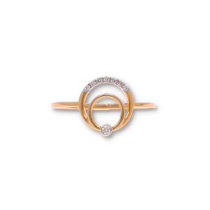 Modern Diamond Ring in Gold