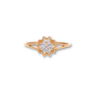 Modern Diamond Ring in Gold