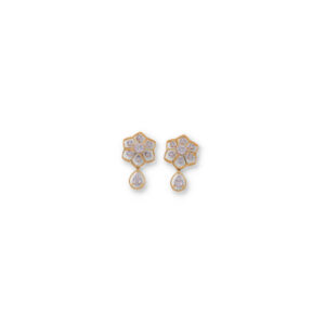 Minimal Diamond Earrings with Modern Finish