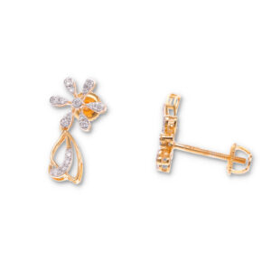 Minimal Diamond Earrings with Modern Finish