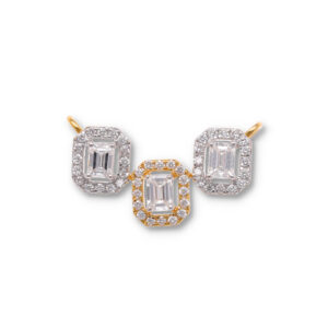 Classic Diamond Gold Mangalsutra Pendant