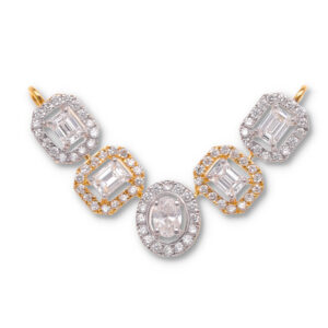 Classic Diamond Gold Mangalsutra Pendant