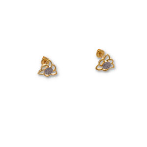 Minimal Diamond Earrings with Modern Finish