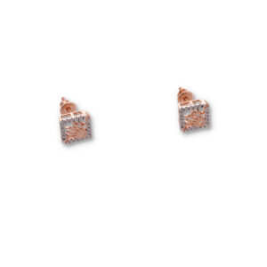 Minimal Diamond Earrings with Modern Finish