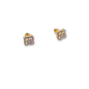 Minimal Diamond Earrings with Modern Finish