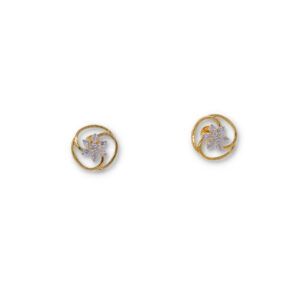 Minimal Diamond Earrings with Modern Finish