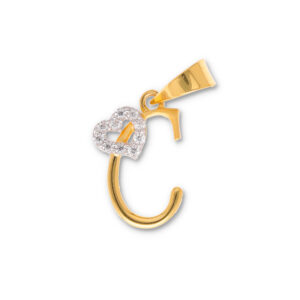 Modern Gold Pendant in Premium Finish