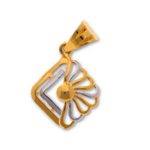 Modern Gold Pendant in Premium Finish