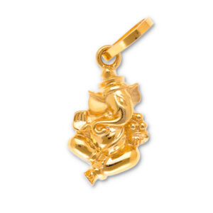 Modern Gold Pendant in Premium Finish