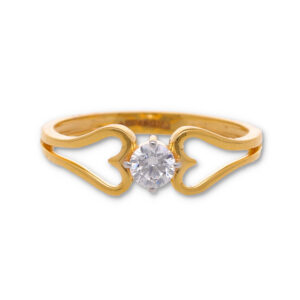 Classic Gold Ring with Elegant Finish